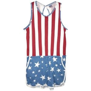 American Flag Romper (NEW) Size M